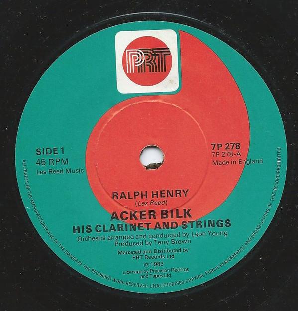 Acker Bilk His Clarinet And Strings - Ralph Henry