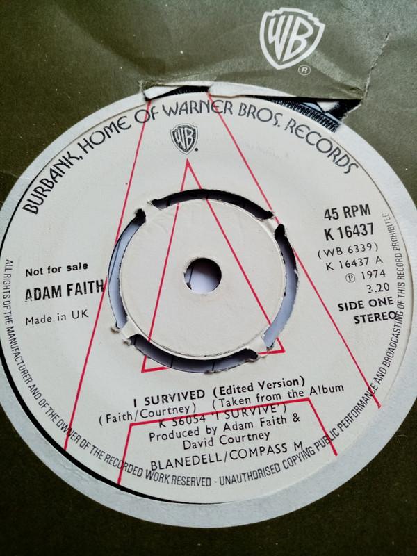 Adam Faith - I Survived (Edited Version)