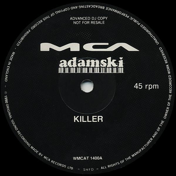 Adamski - Killer / Bass Line Changed My Life