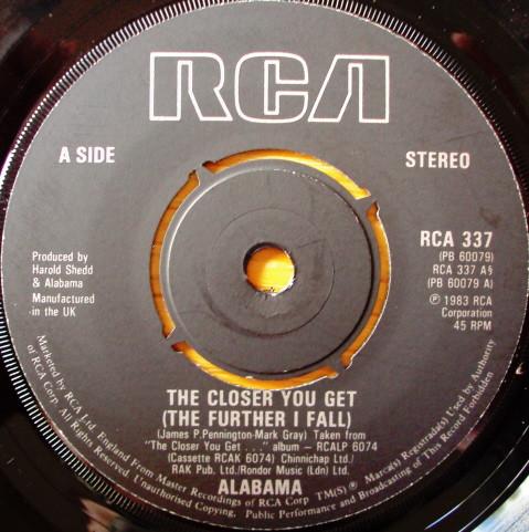 Alabama - The Closer You Get (The Further I Fall)