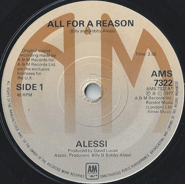 Alessi - All For A Reason