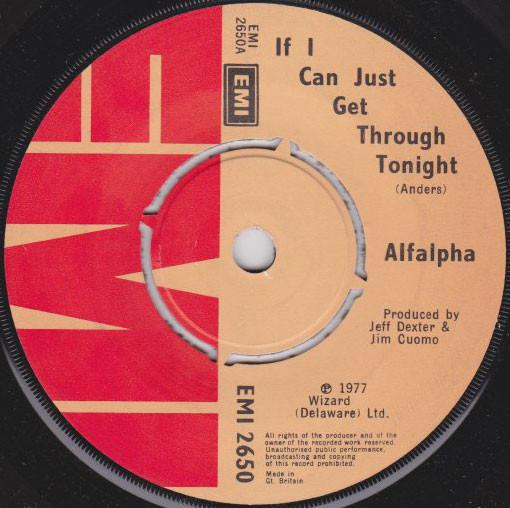 Alfalpha - If I Can Just Get Through Tonight