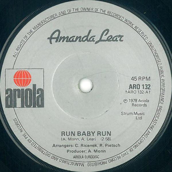 Amanda Lear - Run Baby Run