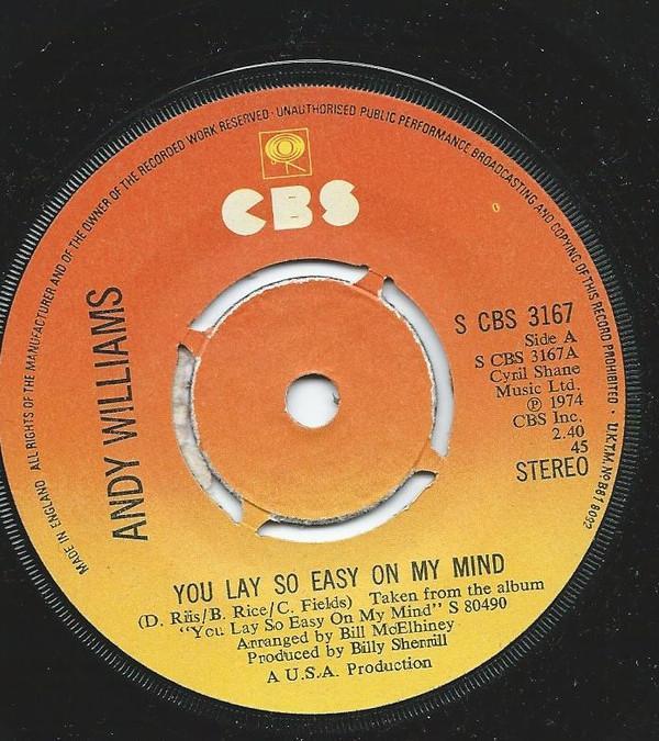 Andy Williams - You Lay So Easy On My Mind