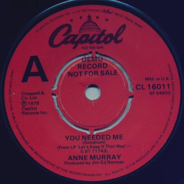 Anne Murray - You Needed Me