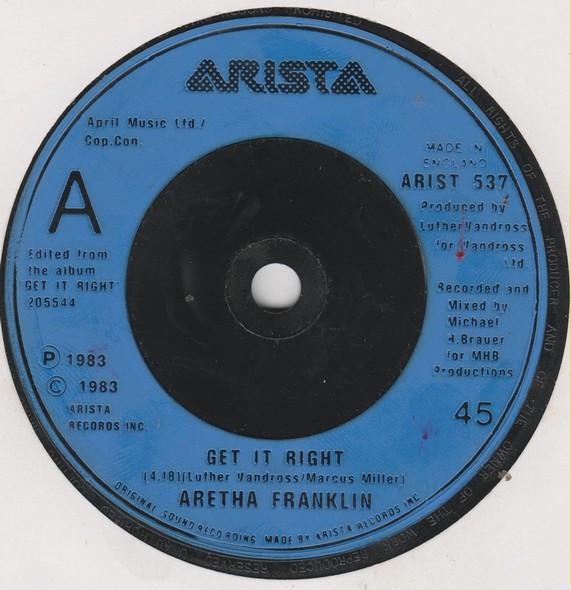 Aretha Franklin - Get It Right