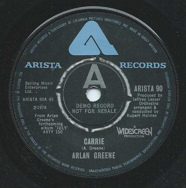 Arlan Greene - Carrie