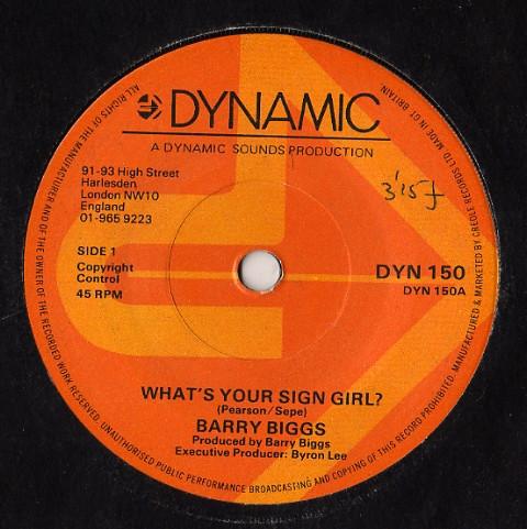Barry Biggs - What's Your Sign Girl?