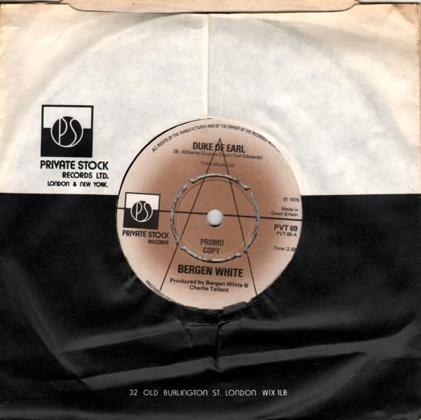 Bergen White - Duke Of Earl