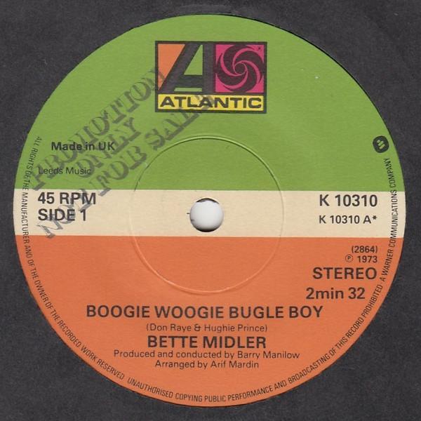 Bette Midler - Boogie Woogie Bugle Boy