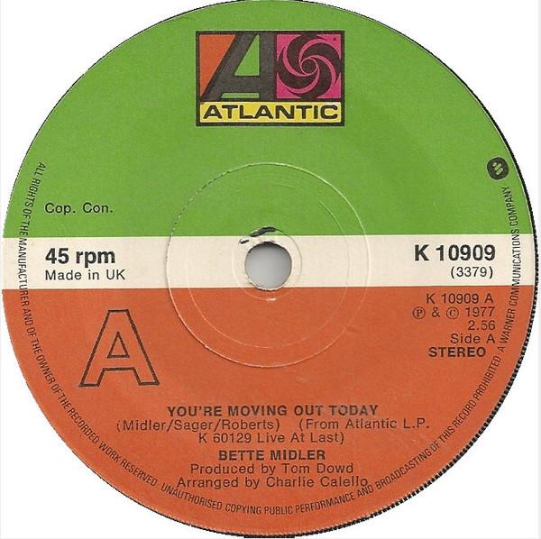 Bette Midler - You're Movin' Out Today