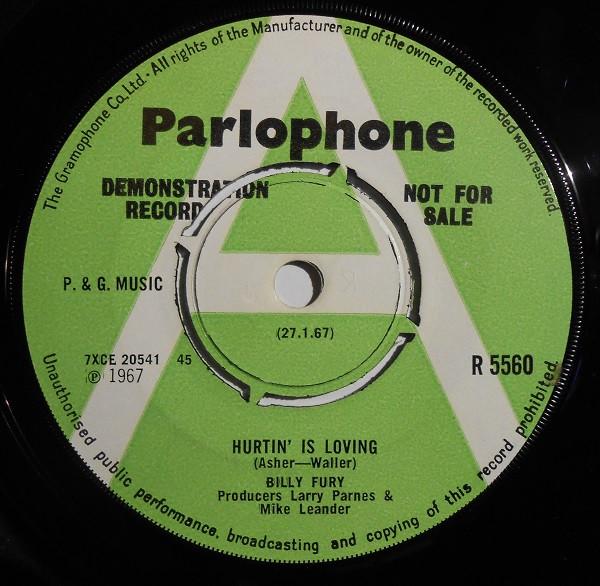 Billy Fury - Hurtin' Is Loving