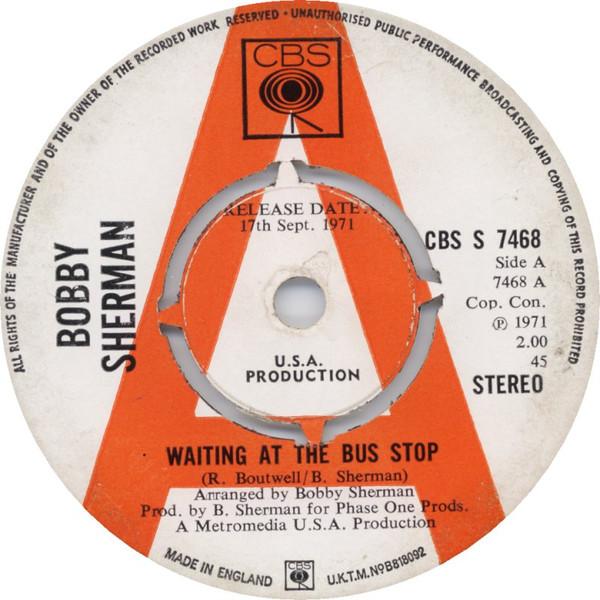 Bobby Sherman - Waiting At The Bus Stop / Run Away