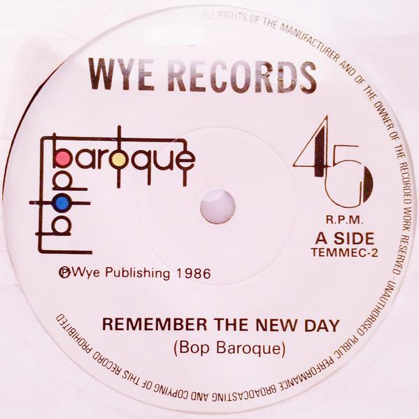 Bop Baroque - Remember The New Day