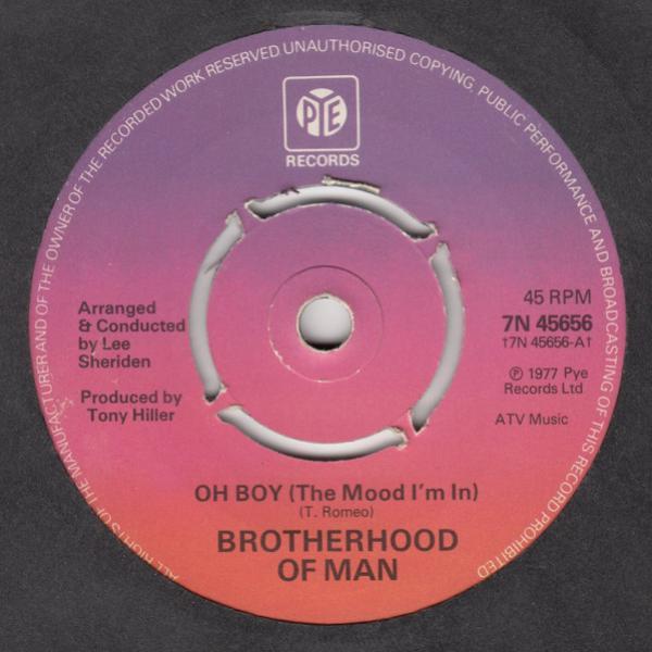 Brotherhood Of Man - Oh Boy (The Mood I'm In)