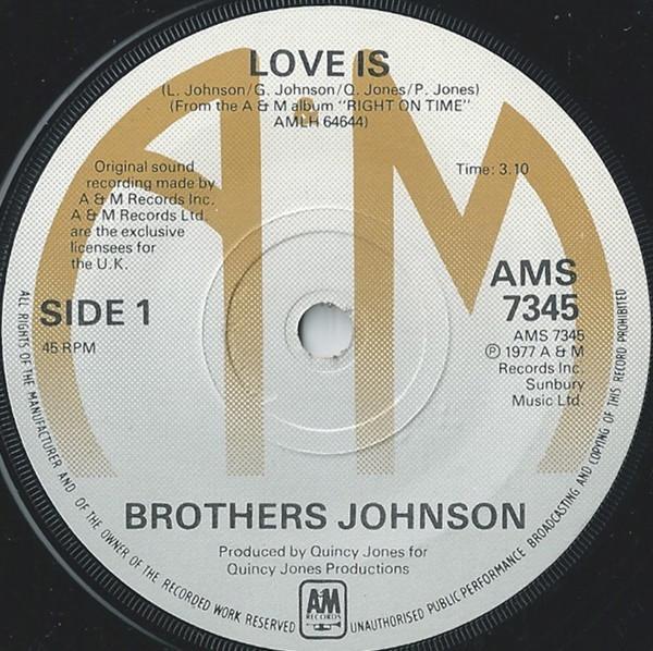 Brothers Johnson - Love Is