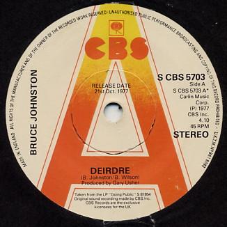 Bruce Johnston - Deirdre