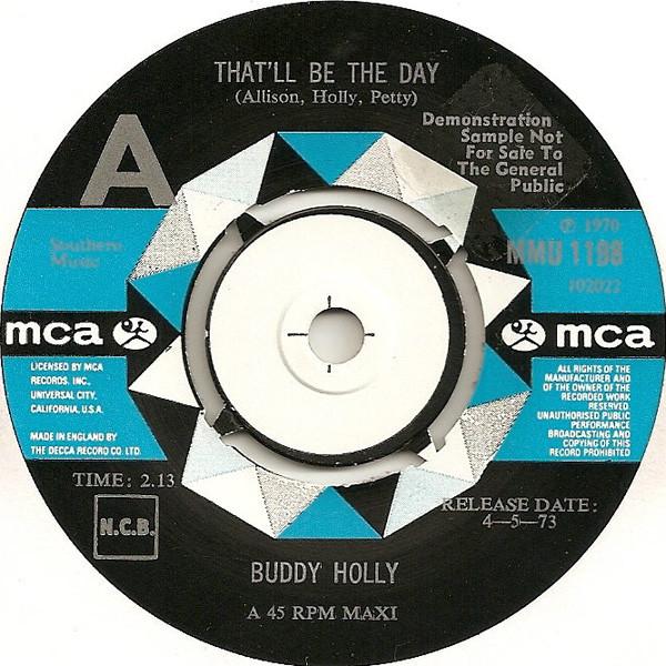 Buddy Holly - That'll Be The Day / Well ... All Right / Everyday