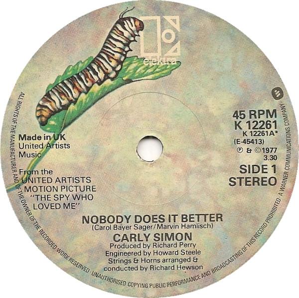 Carly Simon - Nobody Does It Better