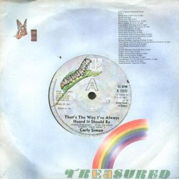 Carly Simon - That's The Way I've Always Heard It Should Be / The Right Thing To Do