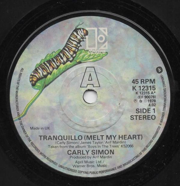 Carly Simon - Tranquillo (Melt My Heart)