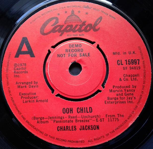 Chuck Jackson  - Ooh Child / Love Of You