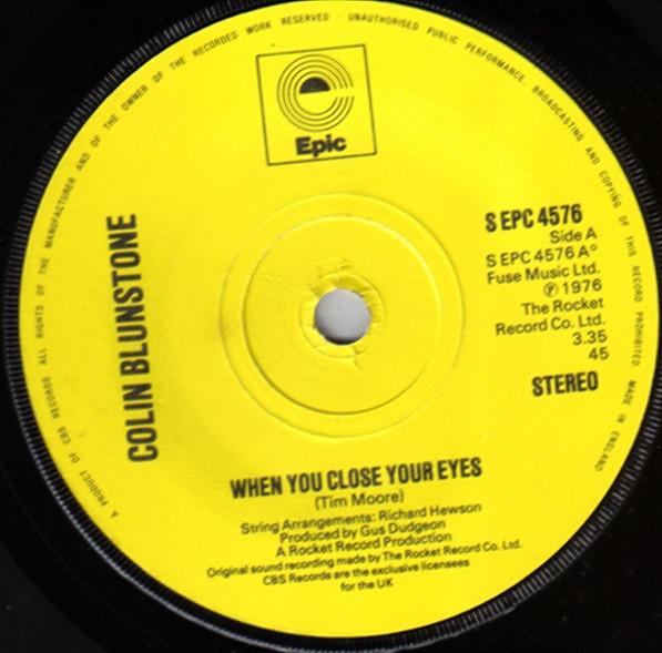 Colin Blunstone - When You Close Your Eyes