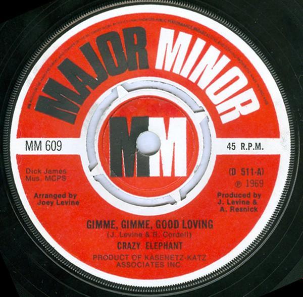 Crazy Elephant - Gimme Gimme Good Lovin' / Dark Part Of My Mind