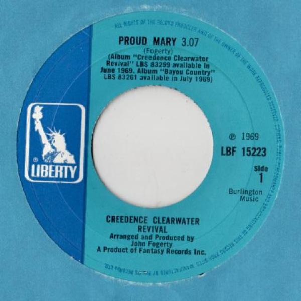 Creedence Clearwater Revival - Proud Mary / Born On The Bayou