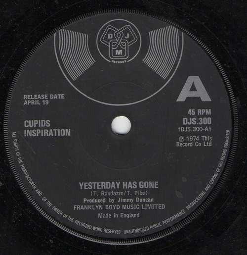 Cupid's Inspiration - Yesterday Has Gone