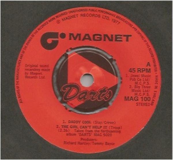 Darts - Daddy Cool/The Girl Can't Help It