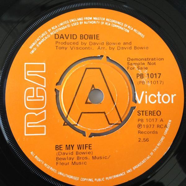 David Bowie - Be My Wife / Speed Of Life