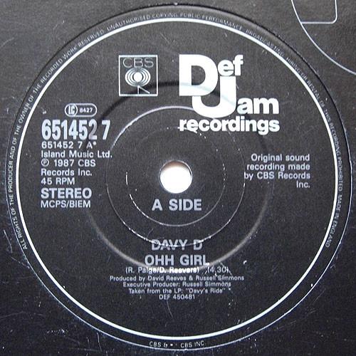 Davy D - Ohh Girl