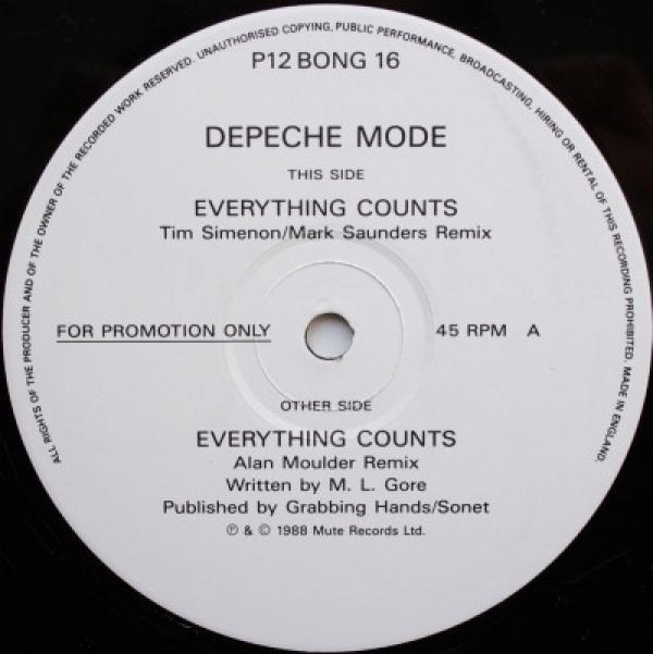 Depeche Mode - Everything Counts (Tim Simenon / Mark Saunders Remix)