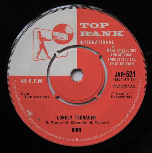 Dion (3) - Lonely Teenager / Little Miss Blue