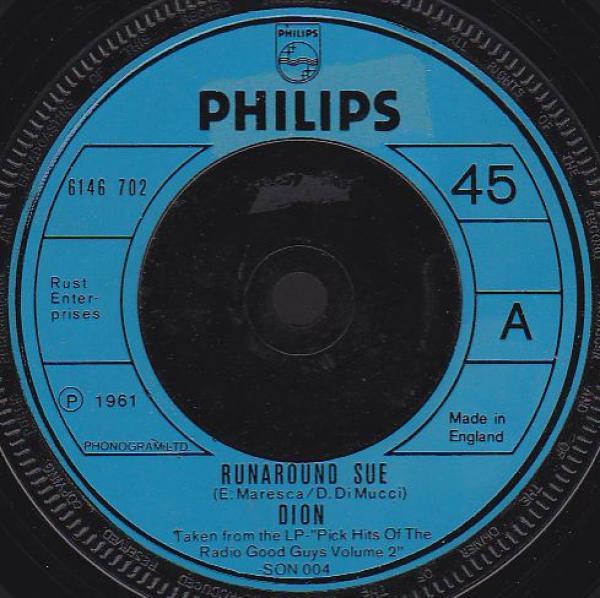 Dion (3) - Runaround Sue / Runaway Girl