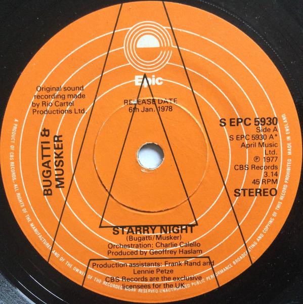Dominic Bugatti & Frank Musker - Starry Night