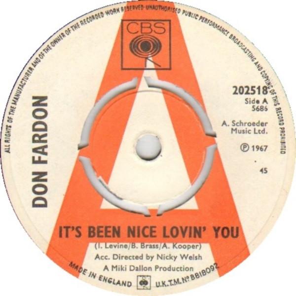 Don Fardon - It's Been Nice Lovin' You