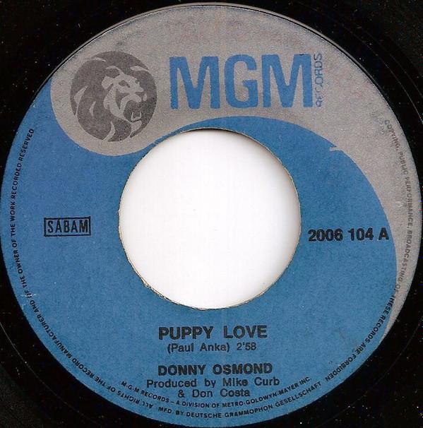 Donny Osmond - Puppy Love
