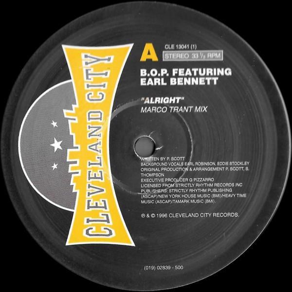 Earl Bennett, B.O.P. - Alright