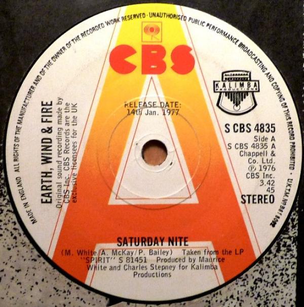 Earth, Wind & Fire - Saturday Nite