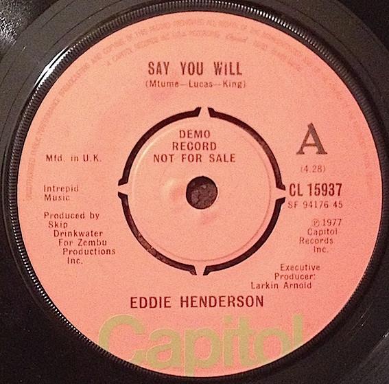 Eddie Henderson - Say You Will / The Funk Surgeon