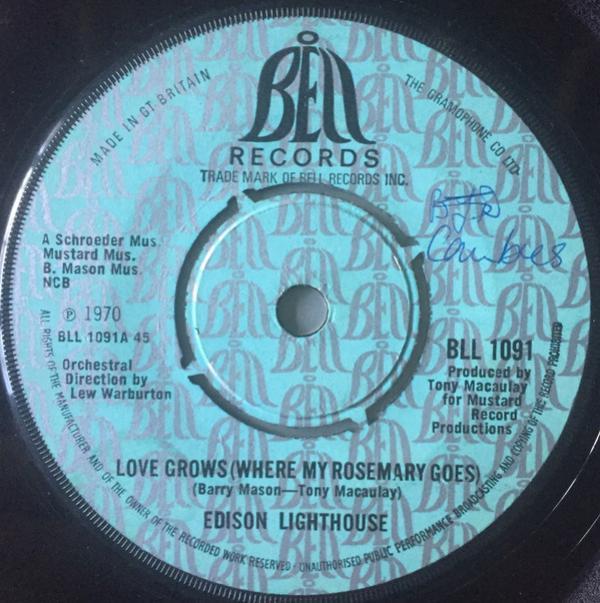 Edison Lighthouse - Love Grows (Where My Rosemary Goes)