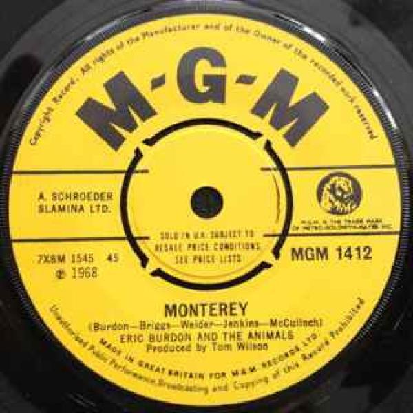 Eric Burdon & The Animals - Monterey / Anything
