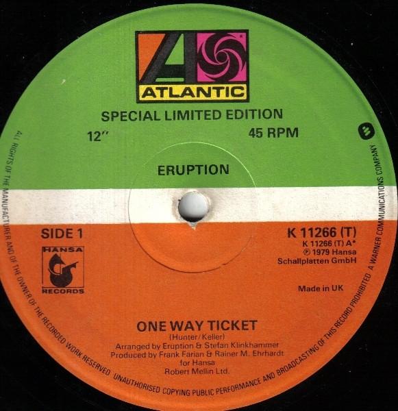 Eruption  - One Way Ticket