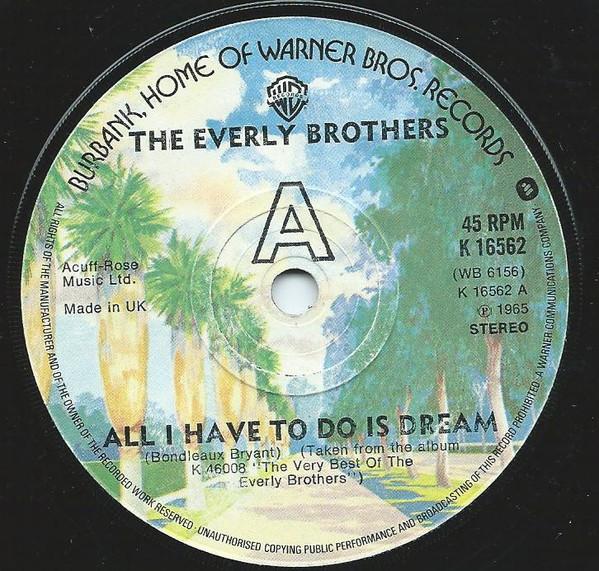 Everly Brothers - All I Have To Do Is Dream / Cathy's Clown