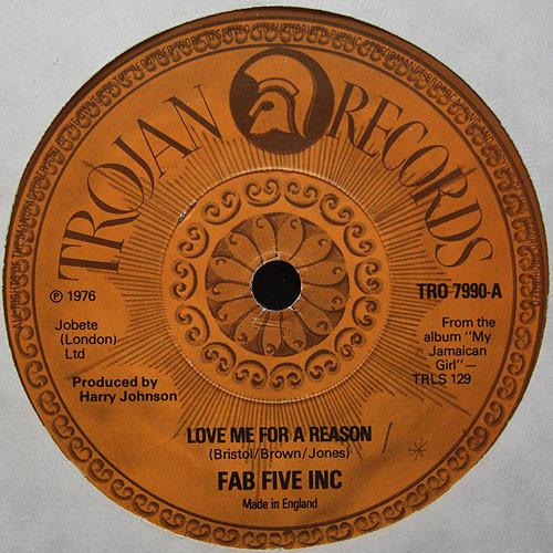 Fabulous Five Inc. - Love Me For A Reason / Married Lady