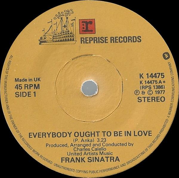 Frank Sinatra - Everybody Ought To Be In Love