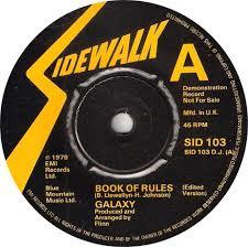 Galaxy  - Book Of Rules