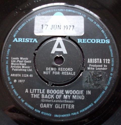 Gary Glitter - A Little Boogie Woogie In The Back Of My Mind